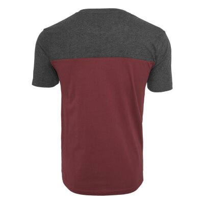 Urban burgundy/charcoal/grey, T-Shirt Classics 3-Tone 9,99 €