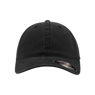 19,90 Hat Cotton Washed € schwarz, Baseball Garment Flexfit Cap Dad
