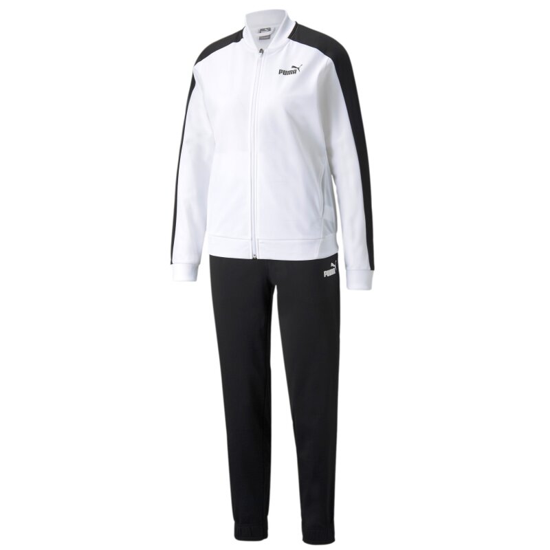 Puma Trainingsanzug Zweiteiler Trikot | weiß/schwarz St Baseball Suit