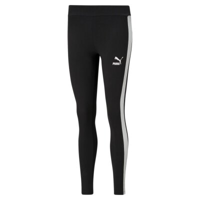 Puma Leggings Iconic T7 MR schwarz/weiß