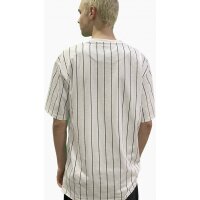 Karl Kani T-Shirt Small Signature Pinstripe white/black S