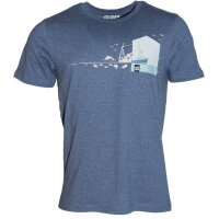 Fädd T-Shirt Fischernteboot BT blau meliert XL