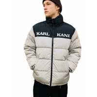 Karl Kani Winterjacke "Retro Essential Puffer" light grey XL