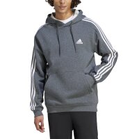 Adidas Kapuzenpullover 3S FL Hoodie dark grey heather M