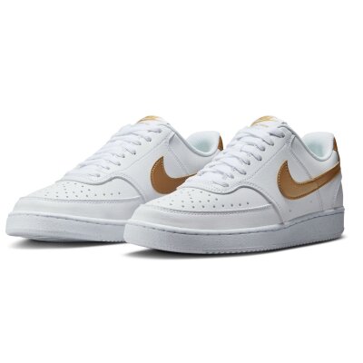 Nike Court Vision Low NN Sneaker weiß/metallic gold 6,5/37,5