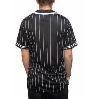 Karl Kani Baseball Shirt "Serif Pinstripe" schwarz S