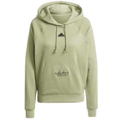 Adidas Hoodie W Bluv French Terry Teengreen