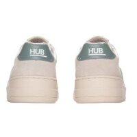 HUB Court L68 Off White/Leaf Green/Light Beige