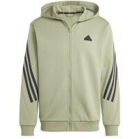 Adidas Zip Hoodie Future Icon 3-Stripes Teengreen