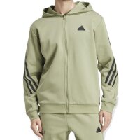 Adidas Zip Hoodie Future Icon 3-Stripes Teengreen