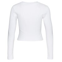 Karl Kani Longsleeve Short Rib Small Signature White