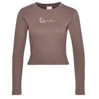 Karl Kani Longsleeve Short Rib Small Signature Taupe