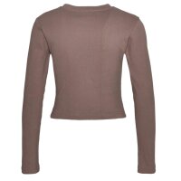 Karl Kani Longsleeve Short Rib Small Signature Taupe