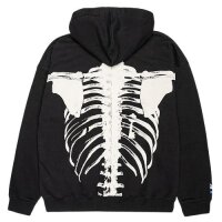 Zoo York Zip Hoodie Skeleton Black