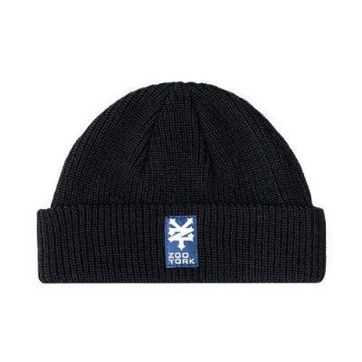 Zoo York Zip Beanie Fisherman Black