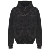 Karl Kani Zip Hoodie Autograph Heavy Oversized Black