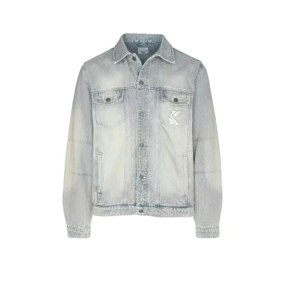 Karl Kani Jeansjacke OG OS Denim Blue Sand